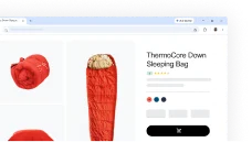 Chrome UI showing reviews summary feature